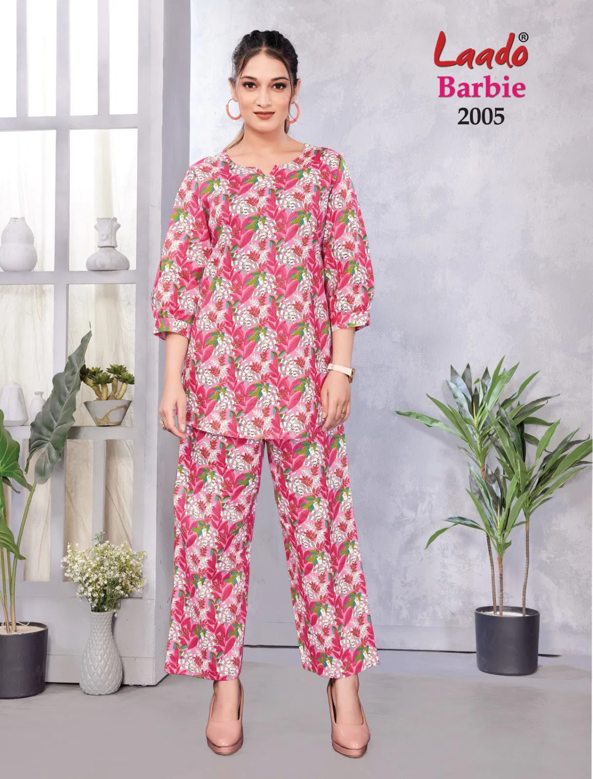 Barbie Vol 2 By Laado Cotton Printed Ladies Co Ord Set Exporters In India